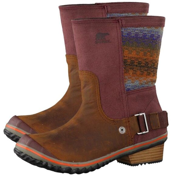 Sorel Shoes - Sorel Women's Slimshortie Chevron Waterproof Snow Boot 7